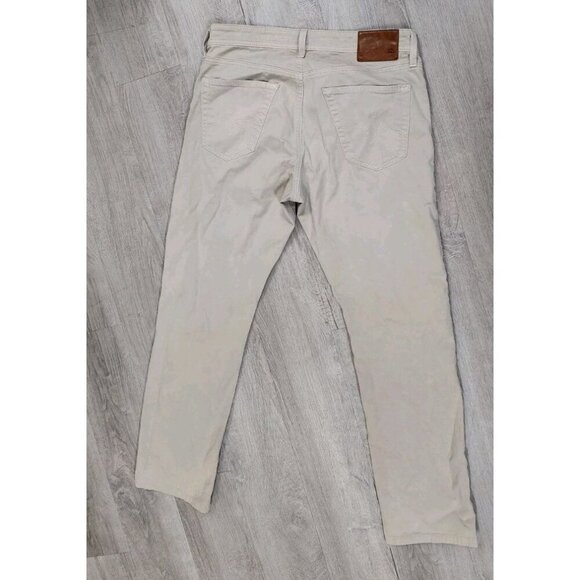 Adriano Goldschmied The Graduate Tailored Leg Sueded Stretch Pants Men 32 x 34 - Picture 9 of 11